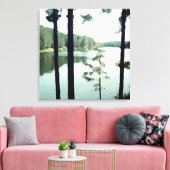 Twee panellakeview canvas afdruk (Insitu (Woonkamer))