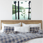 Twee panellakeview canvas afdruk (Insitu (Slaapkamer))