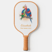 Twee papegaaien Gefeliciteerd moederdag Pickleball Paddle (Achterkant)
