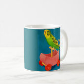 twee paraketten koffiemok (Voorkant rechts)