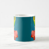 twee paraketten koffiemok (Center)