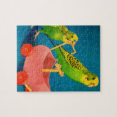 twee paraketten legpuzzel (Horizontaal)