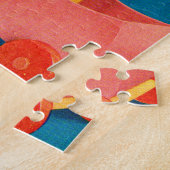 twee paraketten legpuzzel (Zijkant)