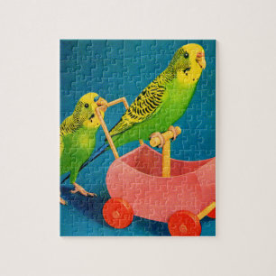 twee paraketten legpuzzel