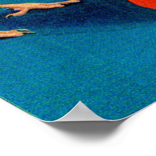 twee paraketten poster (Hoek)