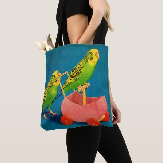 twee paraketten tote bag (Dichtbij)