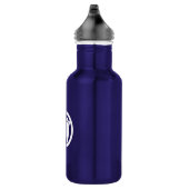 Twee parallelle krukken in een cirkel waterfles  (Rechts)