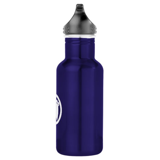 Twee parallelle krukken in een cirkel waterfles  (Rechts)