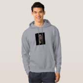 Twee partijen drukken het lopen de Mannen van de S Hoodie (Voorkant volledig)