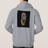 Twee partijen drukken het lopen de Mannen van de S Hoodie (Achterkant)