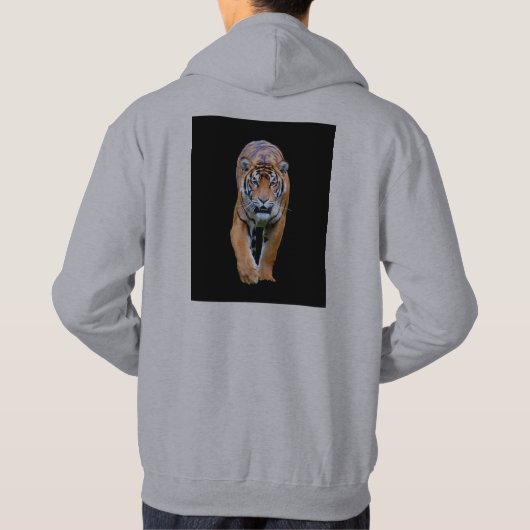 Twee partijen drukken het lopen de Mannen van de S Hoodie (Achterkant)