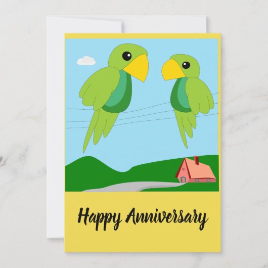 Twee partners Happy Jubileum-kaart Kaart (Voorkant)