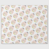 Twee Pasen-konijnen Inpakpapier (Vlak)