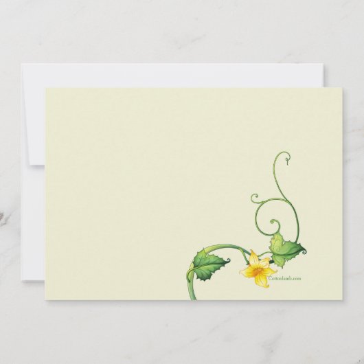 Twee Pea Pods Baby shower Uitnodiging (Achterkant)