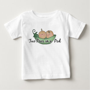Twee Peas Twin unisex baby T-shirt