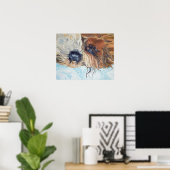 Twee Pekingees honden Poster (Thuiskantoor)