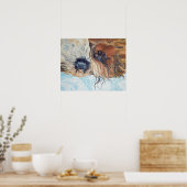 Twee Pekingees honden Poster (Keuken)