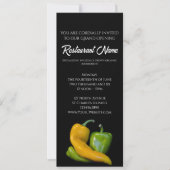 Twee Peppers Restaurant Grand Opening Kaart (Voorkant)