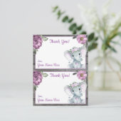 Twee per pagina Dank u voor de ellephant Girl Show Kaart (Staand voorkant)