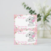 Twee per pagina Dank u voor de ellephant Girl Show Kaart (Staand voorkant)