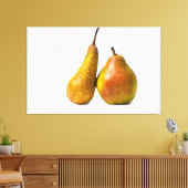 Twee peren canvas afdruk (Insitu (Woonkamer))