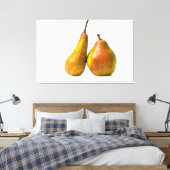 Twee peren canvas afdruk (Insitu (Slaapkamer))