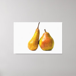 Twee peren canvas afdruk