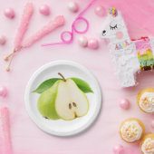 Twee peren papieren bordje (Feest)