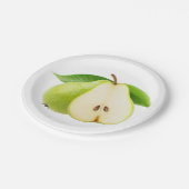 Twee peren papieren bordje (Gekanteld)