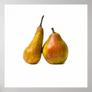 Twee peren poster