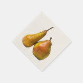 Twee peren servet (Hoek)