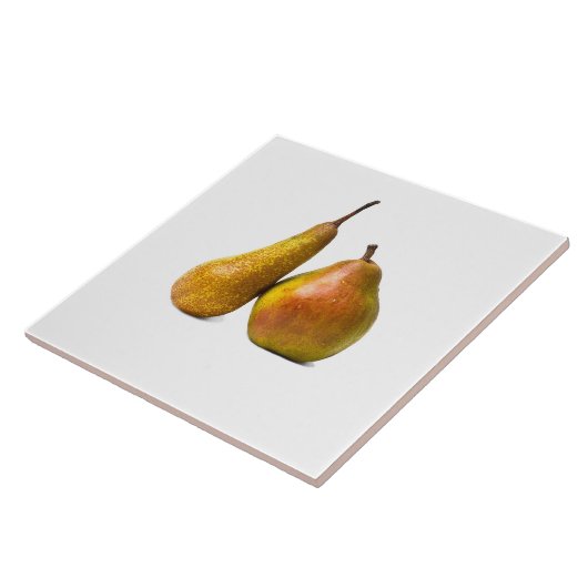 Twee peren tegeltje (Zijkant)