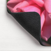 twee perfecte, roze roos bloemen. muismat (Hoek)