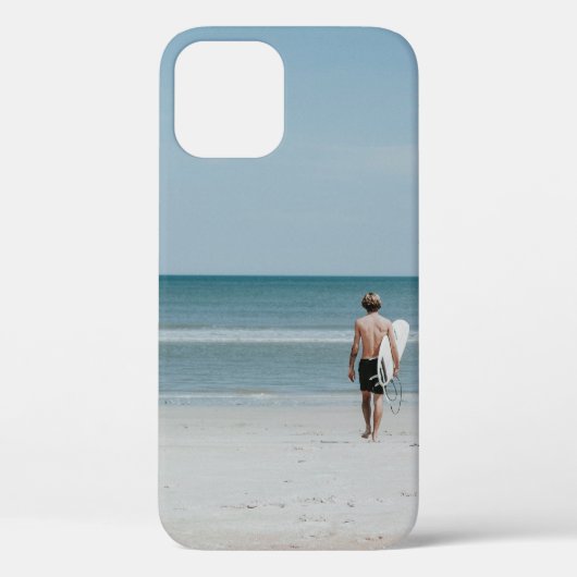 Twee personen die aan de kust lopen Case-Mate iPhone case (Achterkant)