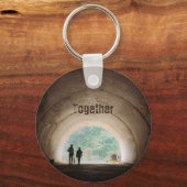 Twee personen op de sleutelhanger van de tunnel (Voorkant)