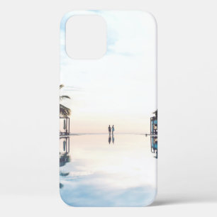 Twee persoon naast het zwembad Case-Mate iPhone case