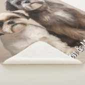 Twee Pet Custom Deken met Foto Memorial Gift (3/4)