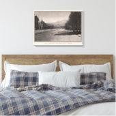 Twee pieken van de markt en de straten van Noe Canvas Afdruk (Insitu (Slaapkamer))
