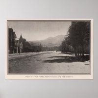 Twee pieken van de markt en de straten van Noe