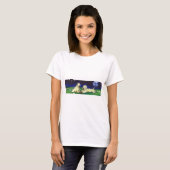 Twee piepen onder de maan t-shirt (Voorkant volledig)