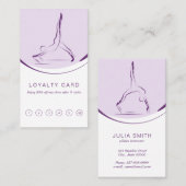 Twee Pilates Poses op de Hervormer Klantenkaartje (Voorkant / Achterkant)