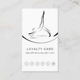 Twee Pilates Poses op de Hervormer Klantenkaartje