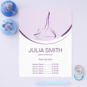 Twee Pilates Poses op de Hervormer | Kleur Flyer (Enkel)