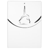 Twee Pilates Poses op de Hervormer | Kleur Klembord (Achterkant)