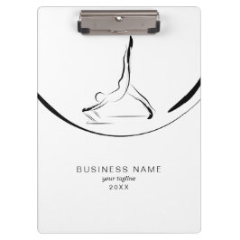 Twee Pilates Poses op de Hervormer | Kleur Klembord