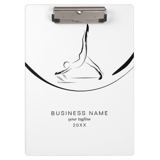 Twee Pilates Poses op de Hervormer | Kleur Klembord (Voorkant)