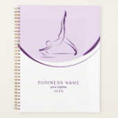 Twee Pilates Poses op de Hervormer | Kleur Planner (Voorkant)