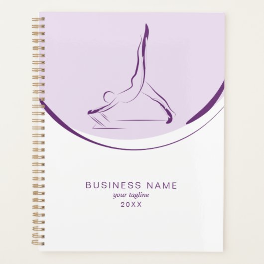 Twee Pilates Poses op de Hervormer | Kleur Planner (Voorkant)