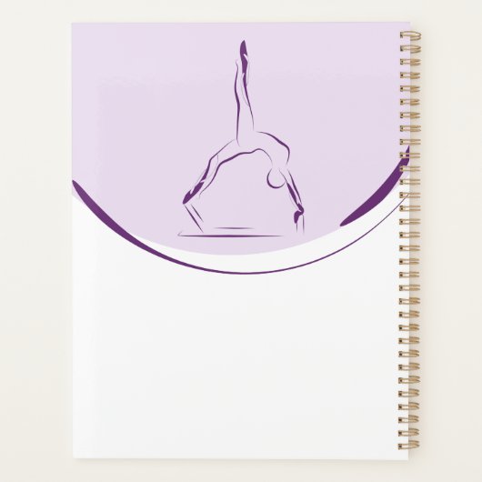 Twee Pilates Poses op de Hervormer | Kleur Planner (Achterkant)