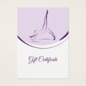 Twee Pilates Poses op de Hervormer | Kleur Visitekaartje (Voorkant)